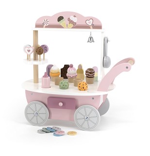 PolarB® Wooden Mini Ice Cream Cart